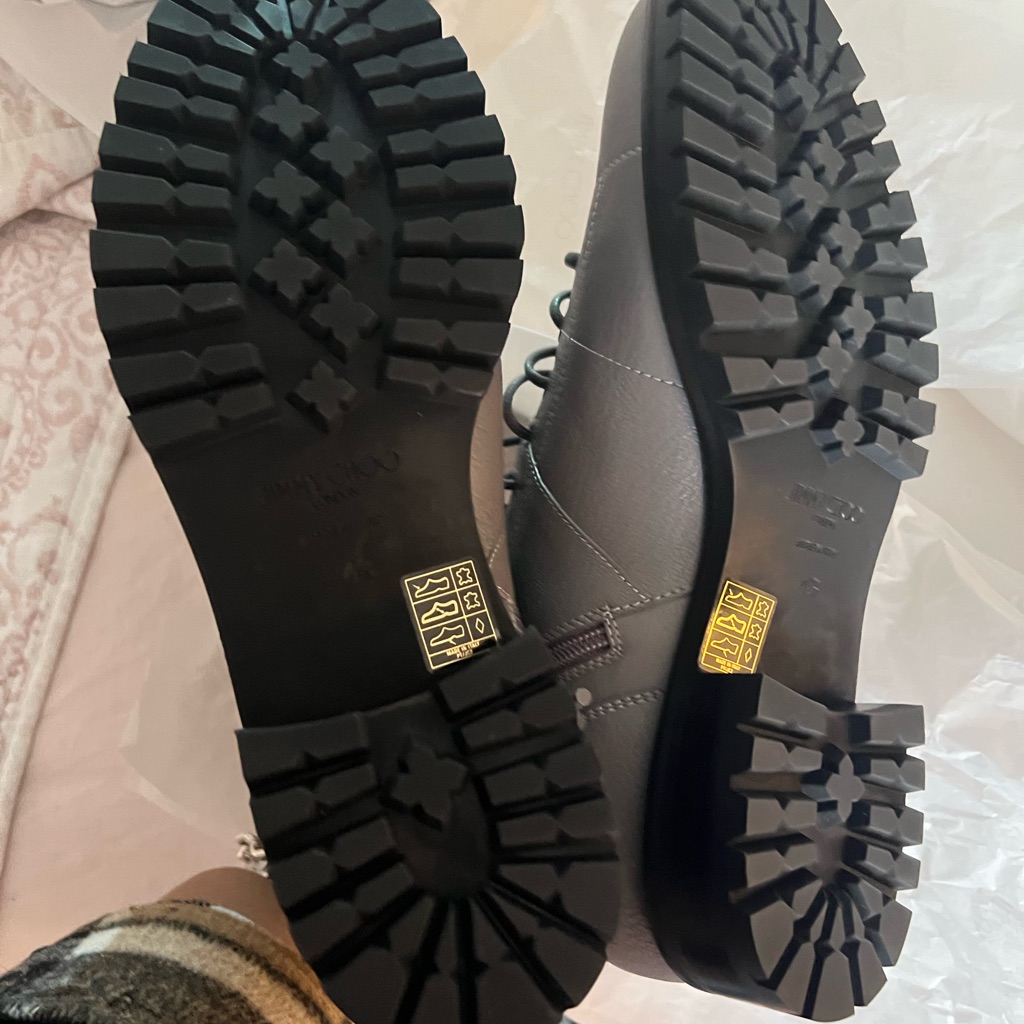 Jimmy Choo Ladies Grey Boots Size 43 Brand New